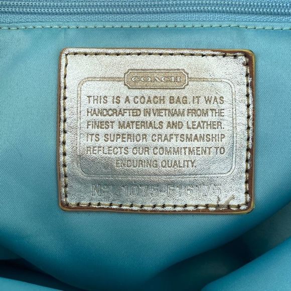 COACH Bag Signature C Gold - Picture 4 of 10
